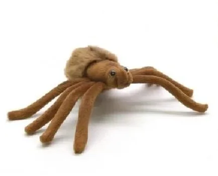 Giocattolo morbido «Peluche araignée brune 15 cm ou noire» (HANSA)