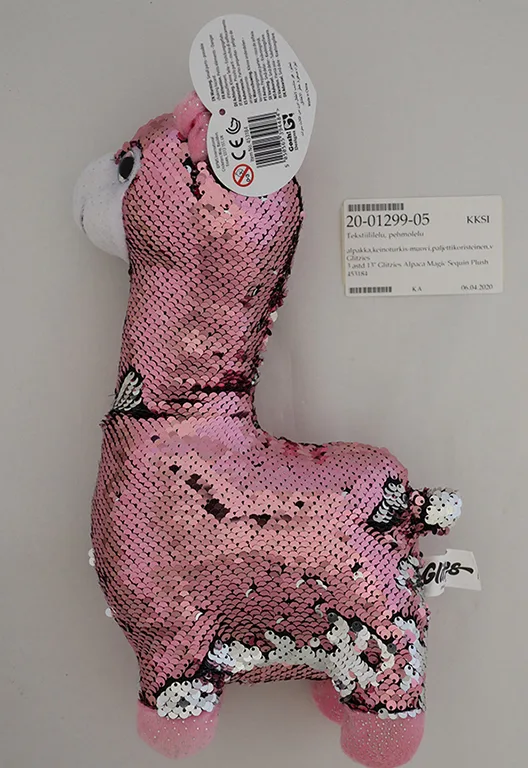 Peluche giocattolo con paillettes (Glitzies)