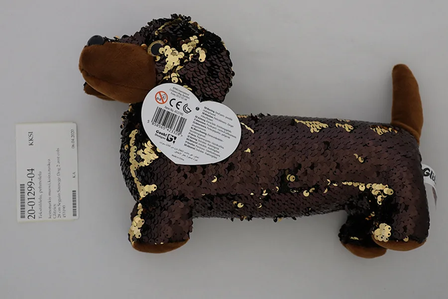 Peluche giocattolo con paillettes (Glitzies)