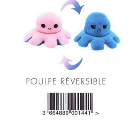 Giocattolo morbido «Peluche poulpe réversible avec LED» — foto 2 dell'alert A12/01301/22