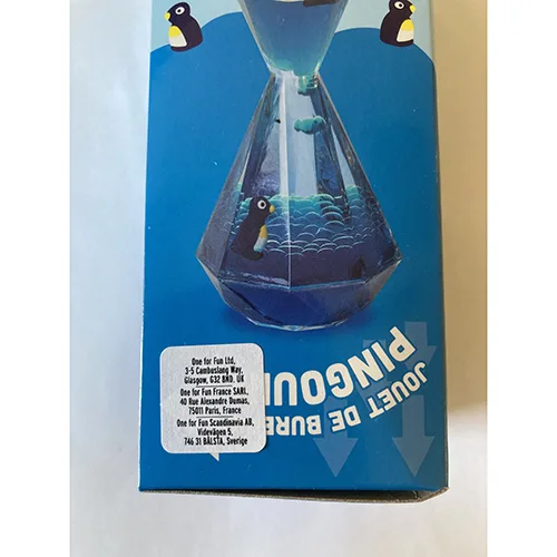 Clessidra liquida «Penguin Desk Toy» — foto 3 dell'alert A12/00369/24