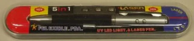 Penna laser – UV LED LIGHT &amp; LASER PEN (FELEXIBLE.PDA.)