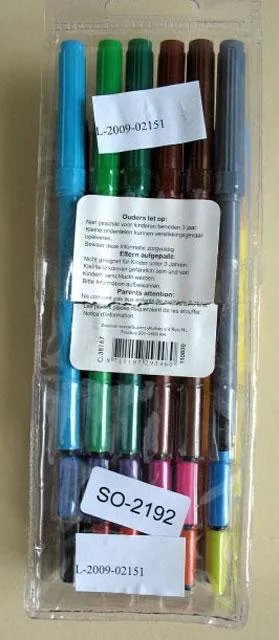 Penne a punta in feltro – Penne a colori dell'acqua, set di 18 pezzi (Unknown)