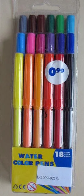 Penne a punta in feltro – Penne a colori dell'acqua, set di 18 pezzi — foto 2 dell'alert 1230/09