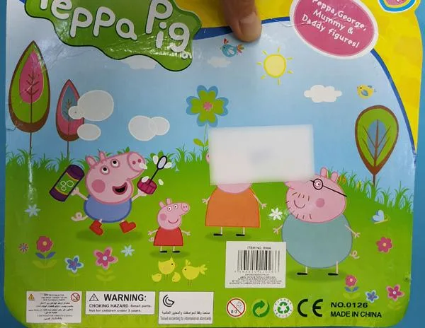 Set di giocattoli in plastica «Peppa Pig» — foto 2 dell'alert A12/1413/18