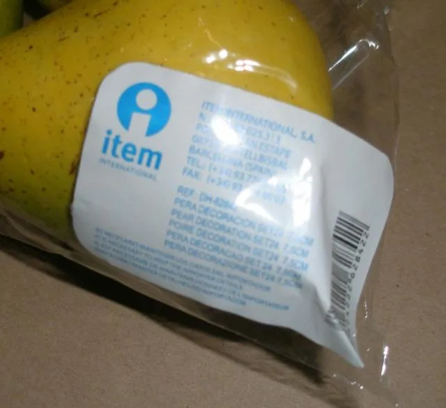 Imitazione frutta «Pepper decoration, Pear decoration, Apple decoration» (Item International)
