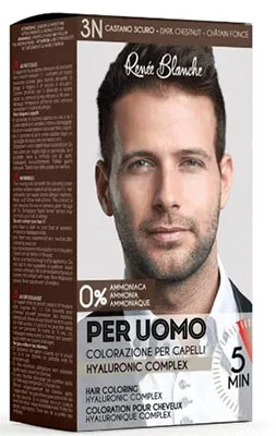 Tintura per capelli «per uomo crema colorante 3 N. Castano Scuro» — foto 1 dell'alert A12/00121/23