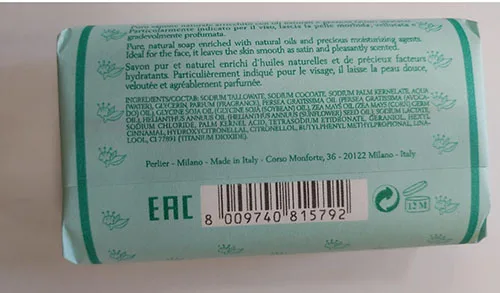 Saponetta «Perlier Mughetto d'Irlanda» — foto 2 dell'alert A12/02332/23