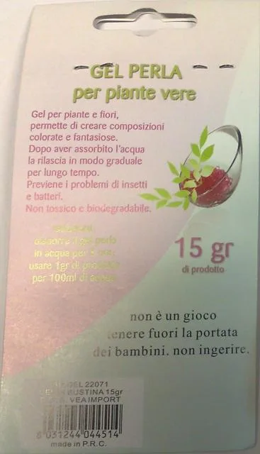 Perline in gel per piante reali "Gel perline per il piano reale — foto 1 dell'alert 0137/11
