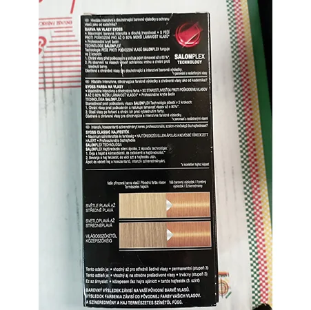 Tinture per capelli «PERMANENT COLORATION SALONPLEX» — foto 3 dell'alert A12/01189/24