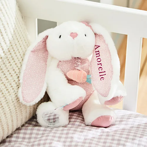 Coniglio giocattolo «Personalised Pink Bunny Rabbit Activity Toy» (My 1st Years)
