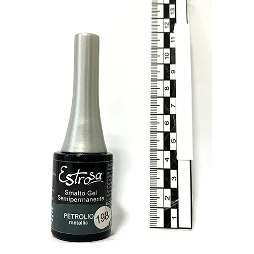 Smalto per unghie in gel «Petrolio metallic» (Estrosa)