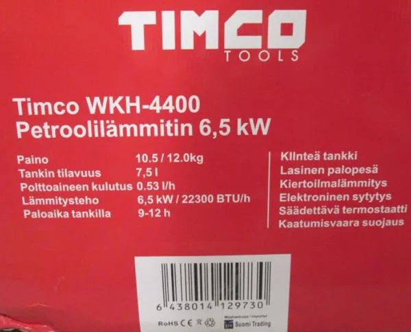 Riscaldatore a cherosene «Petroolilämmitin 6.5 kW» — foto 3 dell'alert A11/0077/18