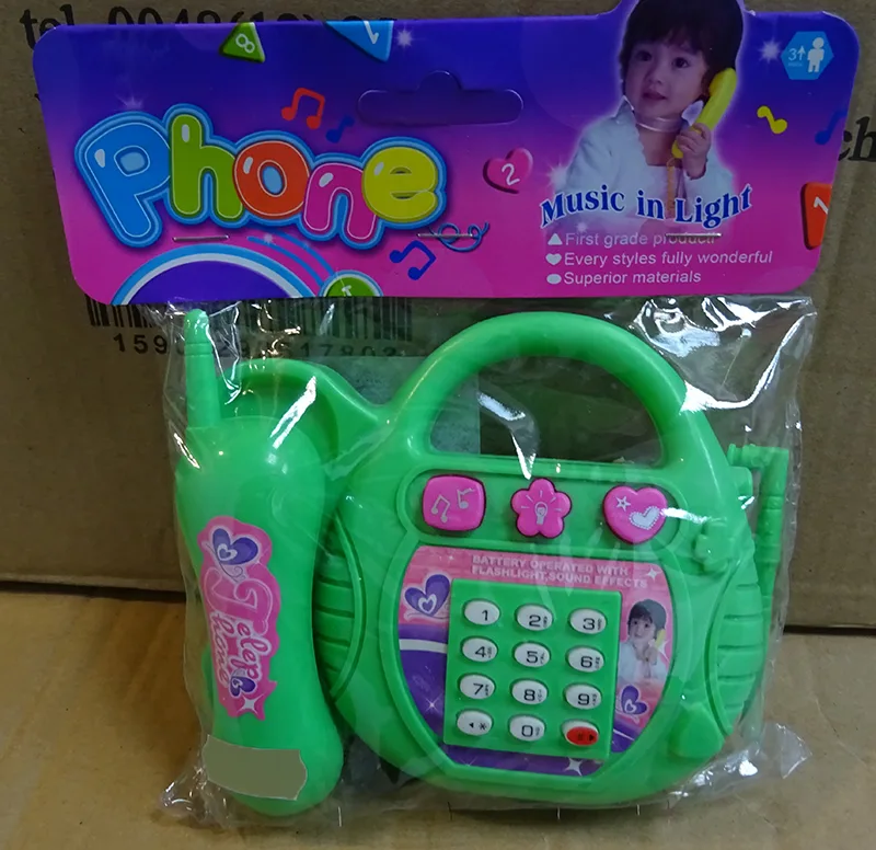 Giocattolo a batteria «Phone / Music in light»