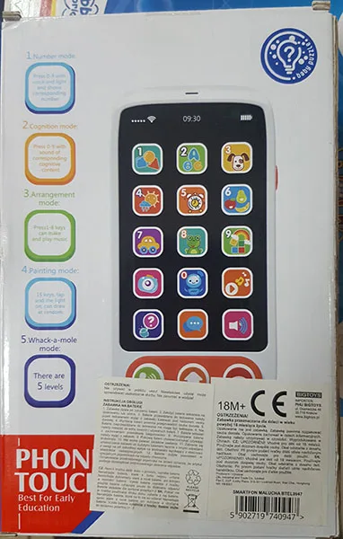 Telefono giocattolo «Phone Touch» (HUANGER Happy World)
