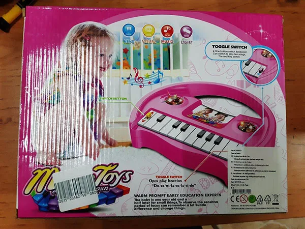 Pianoforte giocattolo a batteria «Piánko na baterie JIN BO» — foto 2 dell'alert A11/00075/21