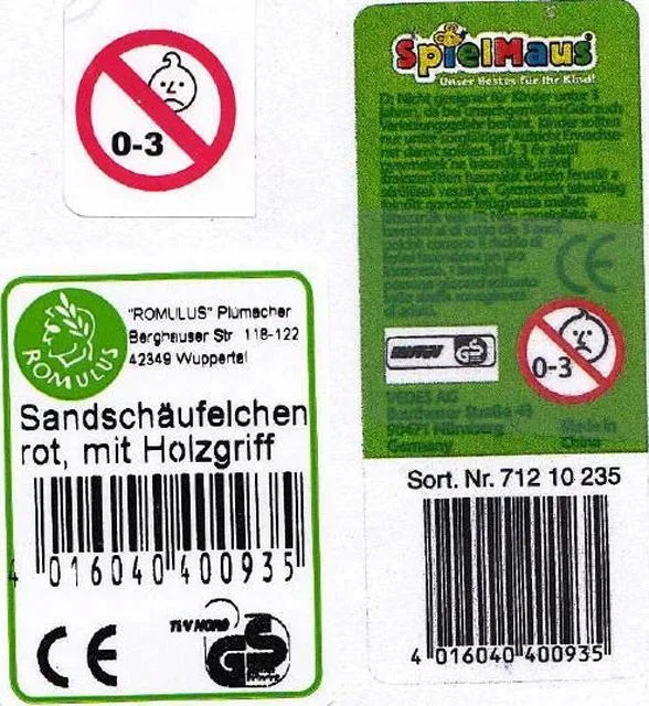 Picca per bambini "Sandschäufelchen marciume mit Holzgri (SpielMaus)