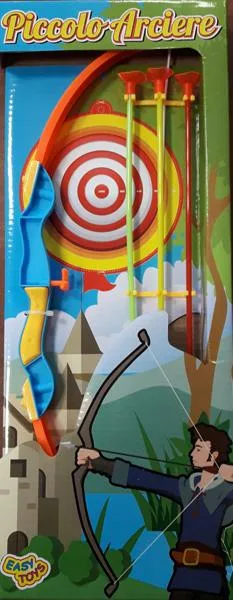 Set di arco giocattolo e freccia «Piccolo Arciere» (Easy Toys)