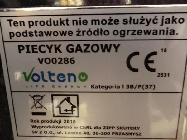 Riscaldatore a gas portatile «Piecyk gazowy» — foto 2 dell'alert A11/0077/19
