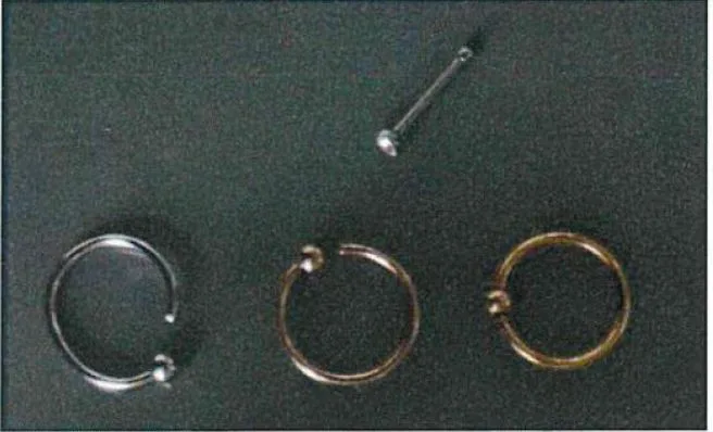 Gioielli piercing «Piercingschmuck» — foto 1 dell'alert A12/01259/22