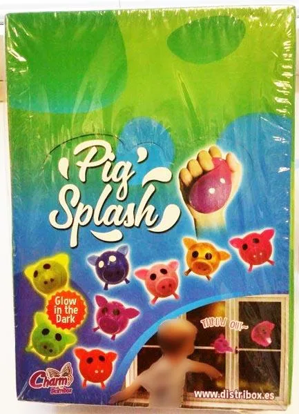 Giocattolo spremuto «Pig Splash» (Charm Distribox)