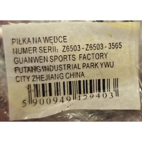 Palla di plastica «Pilka na wedce» — foto 4 dell'alert SR/00582/25
