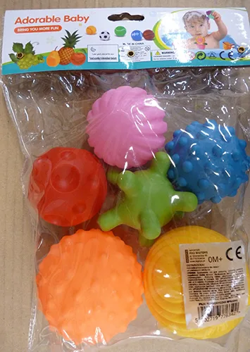Giocattolo di plastica «Pilki sensoryczne» (BIGTOYS)