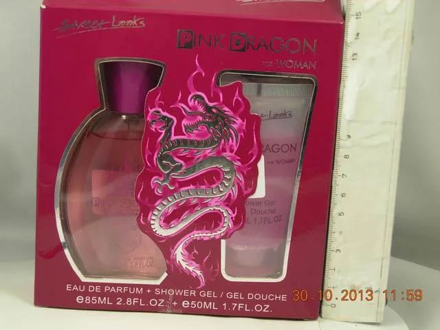 Eau de Parfum e set di gel doccia «Pink Dragon for Woman» — foto 1 dell'alert A12/0123/14