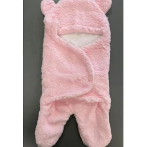 Sacco nanna per bambini «Pink Hooded Teddy Bear Baby Sleeping Bag»
