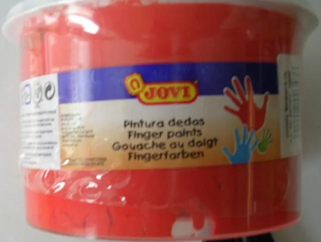 Vernice per le dita «Pintura dedos, Finger paints, Gouache au doigt, Fingerfarben» (Jovi)