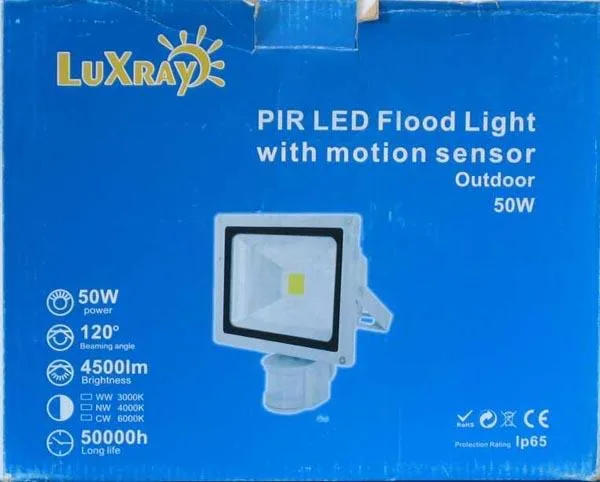 Proiettore a LED «PIR LED Flood Light with motion sensor Outdoor» — foto 1 dell'alert A12/0072/17