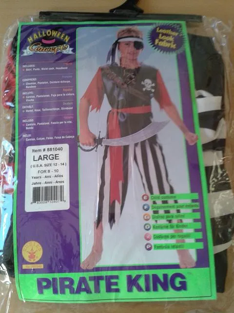Costume in maschera «Pirate King» — foto 2 dell'alert A12/0556/14