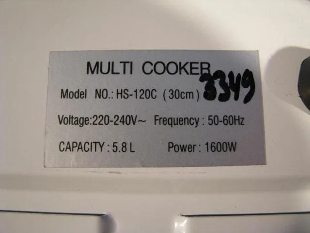 Piroscafo elettrico – Multi Cooker — foto 1 dell'alert 0179/10