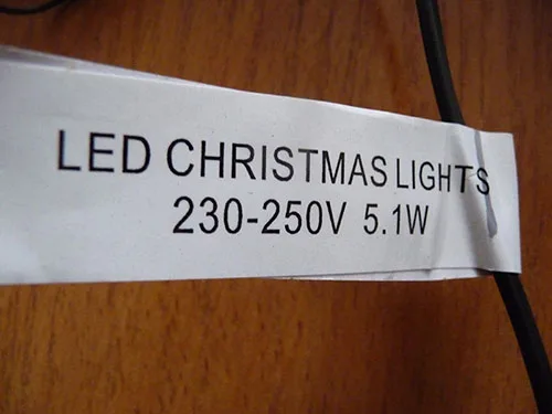 Catena di luce di Natale «Pisca Led» — foto 3 dell'alert A12/01246/21