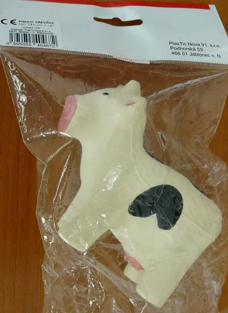 Giocattolo di spremere «Piskaci kravicka- Squeaky cow» — foto 2 dell'alert A12/0734/13