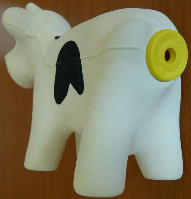 Giocattolo di spremere «Piskaci kravicka- Squeaky cow» — foto 3 dell'alert A12/0734/13