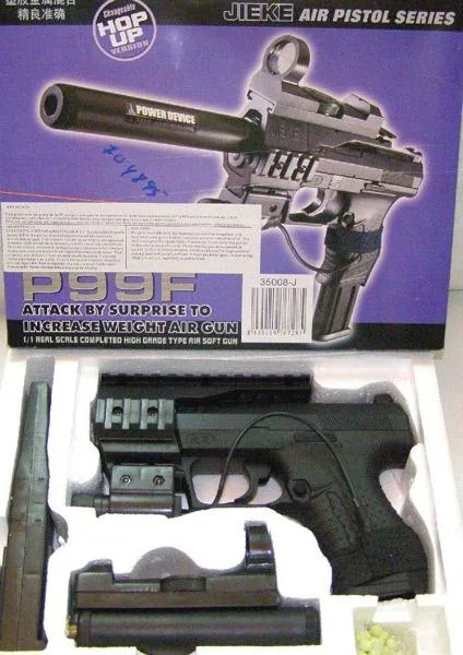 Pistola ad aria con raggio laser — foto 1 dell'alert 0557/08
