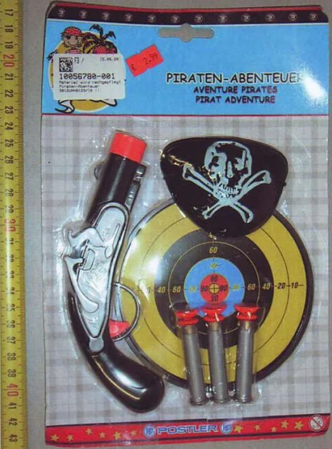 Pistola di plastica con frecce – Piraten -Abenteuer (Island)