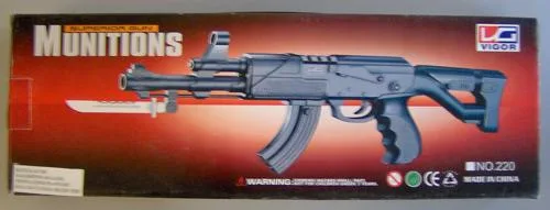 Pistola di plastica con puntatore laser – Superior Gun Munitions — foto 1 dell'alert 0821/06