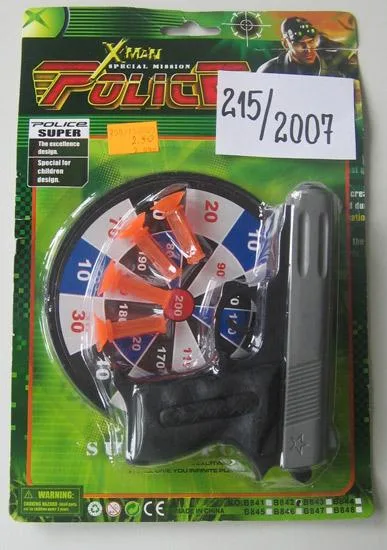 Pistola giocattolo con freccette (X MAN, Special Mission Police)