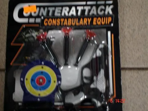 Pistola giocattolo – pistola con freccette ‘Police set' (Counterattack, Constabulary equip)