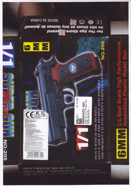 Pistola giocattolo – Super Gun 6 mm (Tactics)