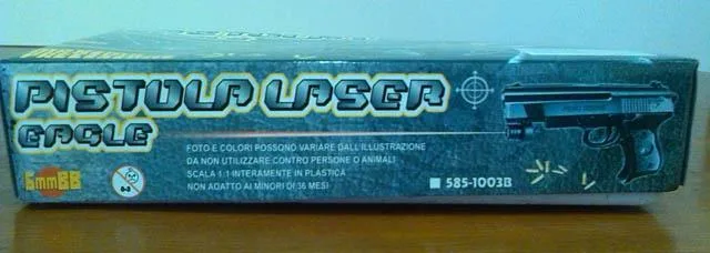 Pistola giocattolo con laser «Pistola Laser - Eagle» — foto 3 dell'alert A12/0259/14
