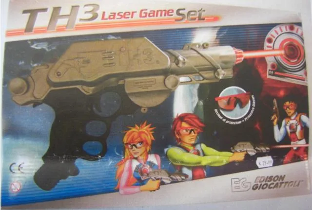 Pistola laser giocattolo "Laser Game Set" (EDISON GIOCATTOLI)