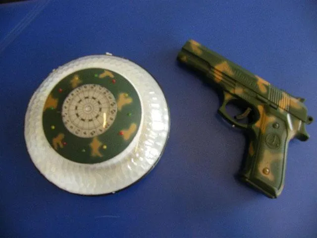 Pistola laser giocattolo – Spara gioco addestrare la pistola (Champion)