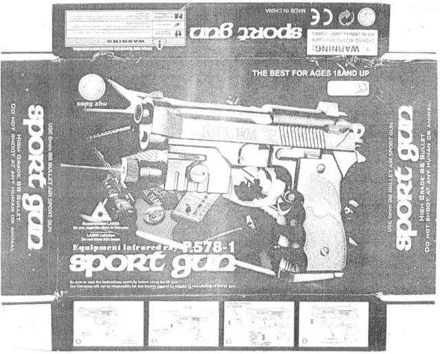 Pistola laser – Sport Gun (Song Zhu)