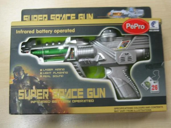 Pistola musicale con luce – Super sp'ace pistola (Pépro)