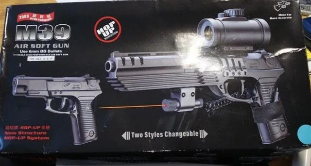 Pistola pneumatica – M39 Air Soft Gun — foto 1 dell'alert 1505/10