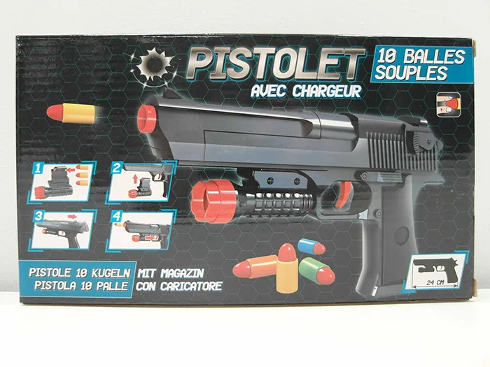 Pistola giocattolo «Pistolet avec chargeur» — foto 2 dell'alert A12/01788/20