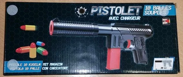 Pistola giocattolo «Pistolet avec Chargeur ('Gun with magazine')» — foto 4 dell'alert A12/1735/16